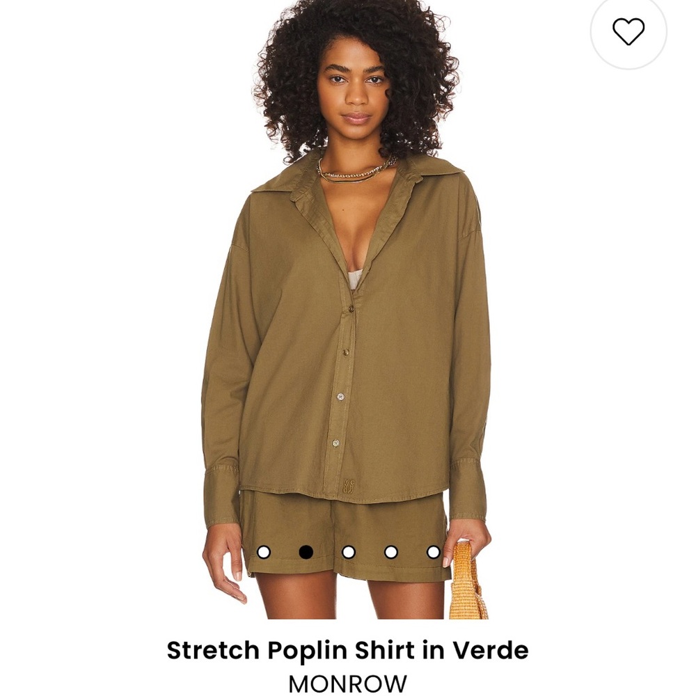 Monrow Poplin Shirt and Boxer Short Set